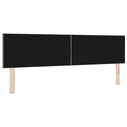 LED Hoofdbord Lichtgrijs 180 cm Stof