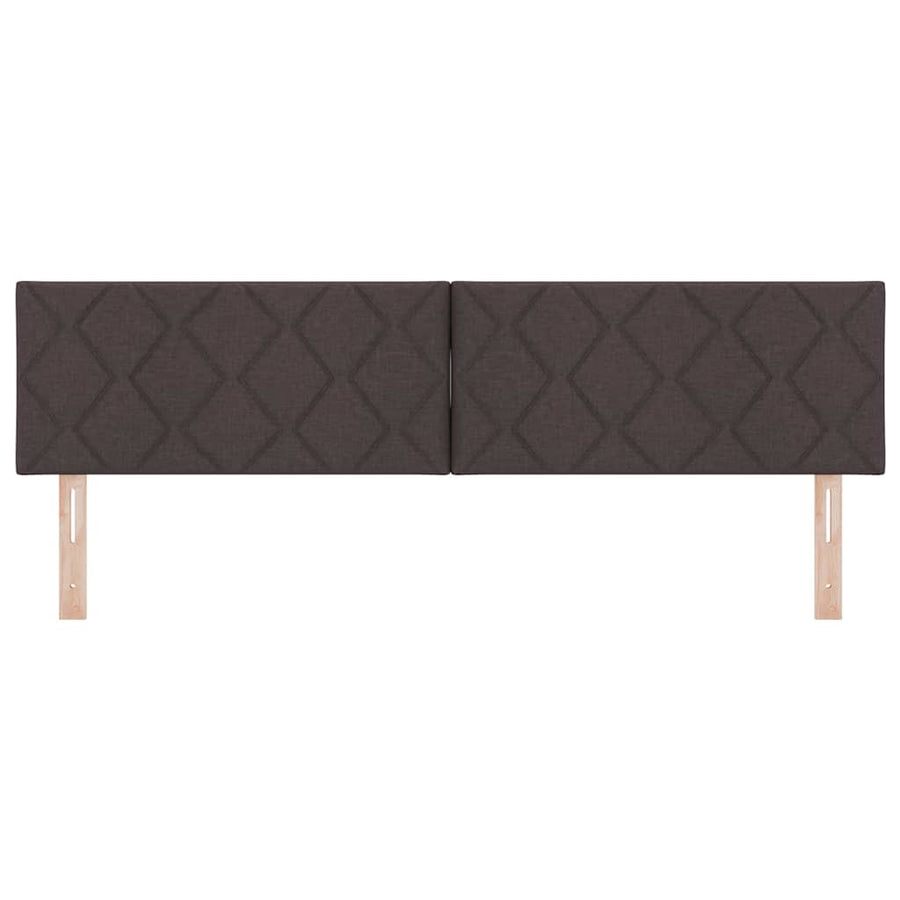 LED Hoofdbord Bruin 180 cm Stof