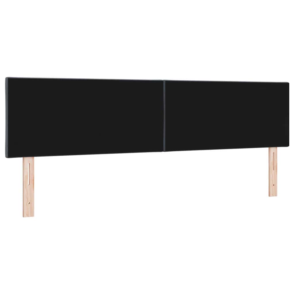 LED Hoofdbord Donkergrijs 180 cm Fluweel