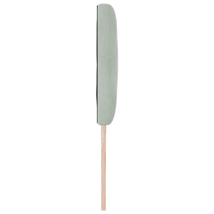 LED Hoofdbord Lichtgrijs 200 cm Fluweel