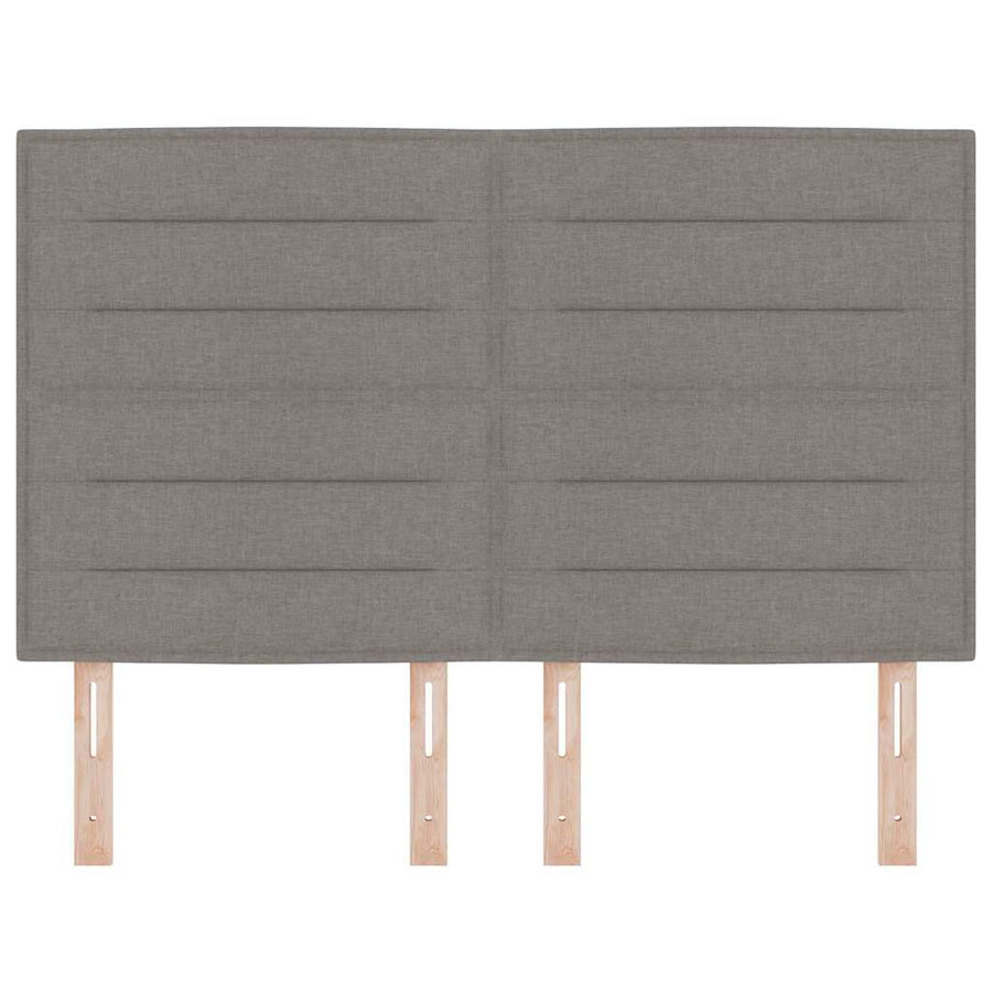 LED Hoofdbord Taupe Stof