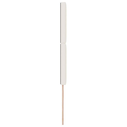 LED Hoofdbord met LED-stripverlichting Crème 80 cm Katoen Stof