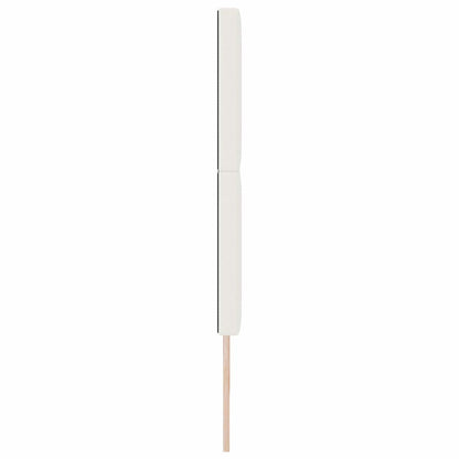 LED Hoofdbord met LED -striplichten Crème 200 cm Stof