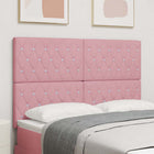 Hoofdbord roze 160 cm fluweel met LED
