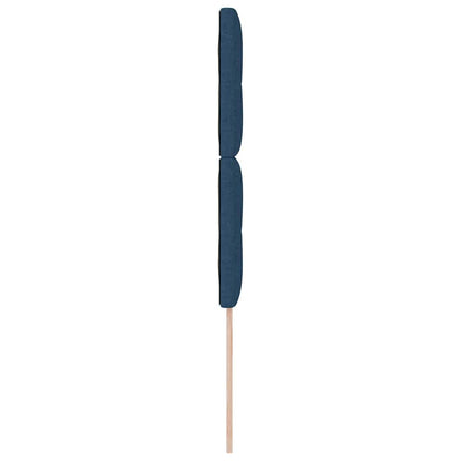 LED Hoofdbord met LED-stripverlichting Blauw 90 cm Stof