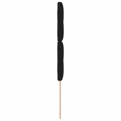 LED Hoofdbord met LED-stripverlichting Zwart 100 cm Stof