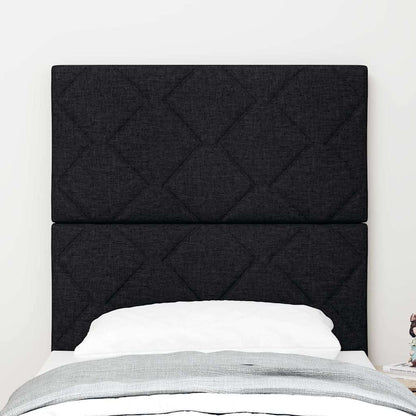 LED Hoofdbord Zwart 80 cm Stof