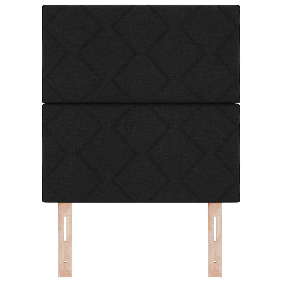 LED Hoofdbord Zwart 80 cm Stof