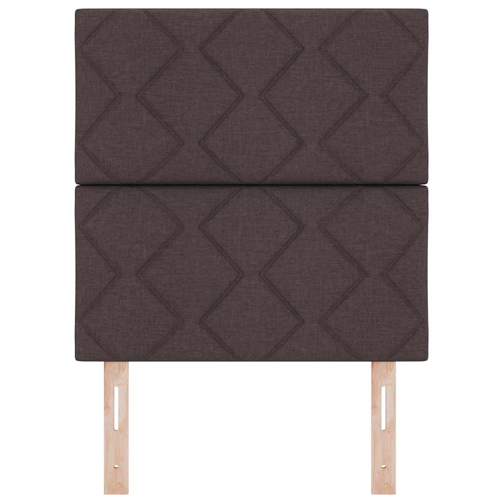 LED Hoofdbord Lichtgrijs 80 cm Stof
