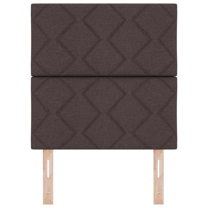 LED Hoofdbord Lichtgrijs 80 cm Stof