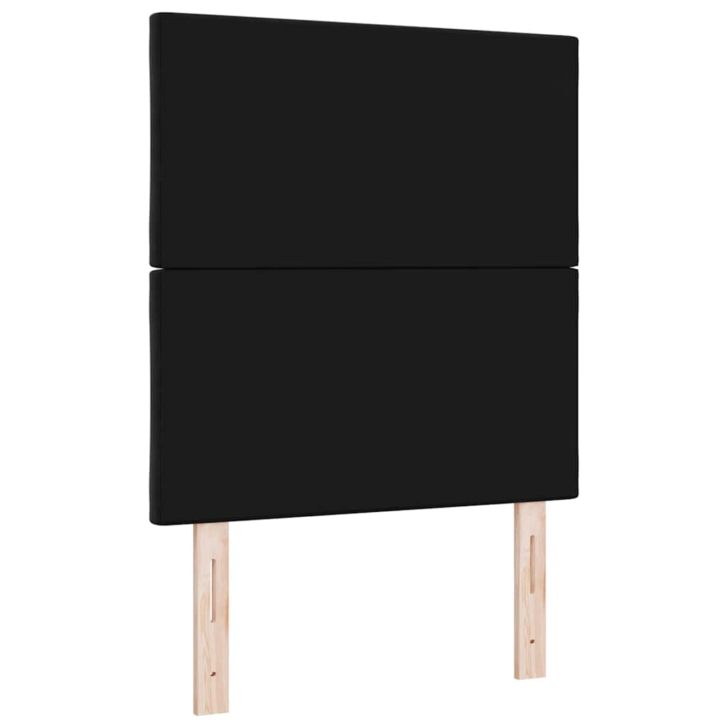 LED Hoofdbord Zwart 80 cm Fluweel