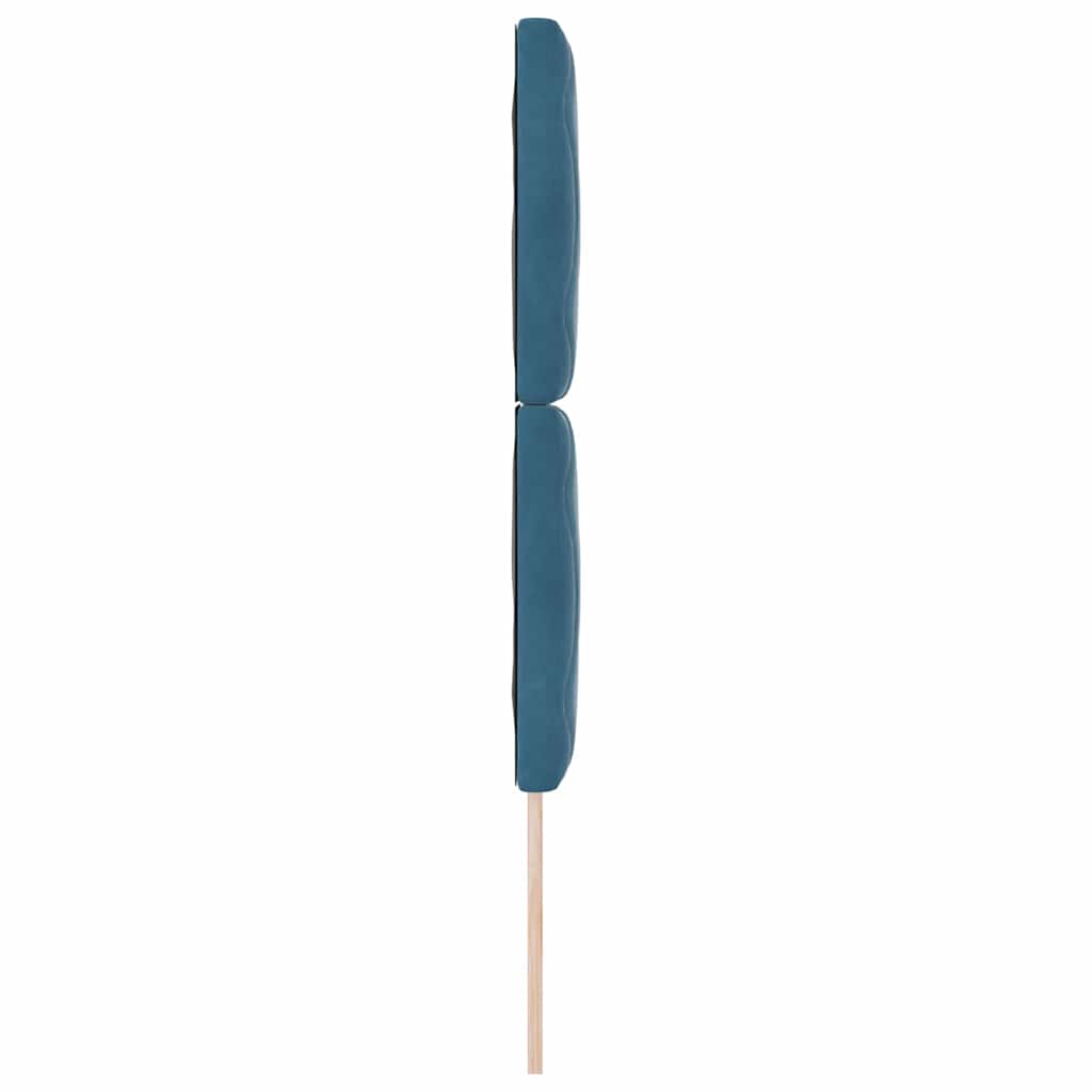 LED Hoofdbord Donkerblauw 80 cm Fluweel