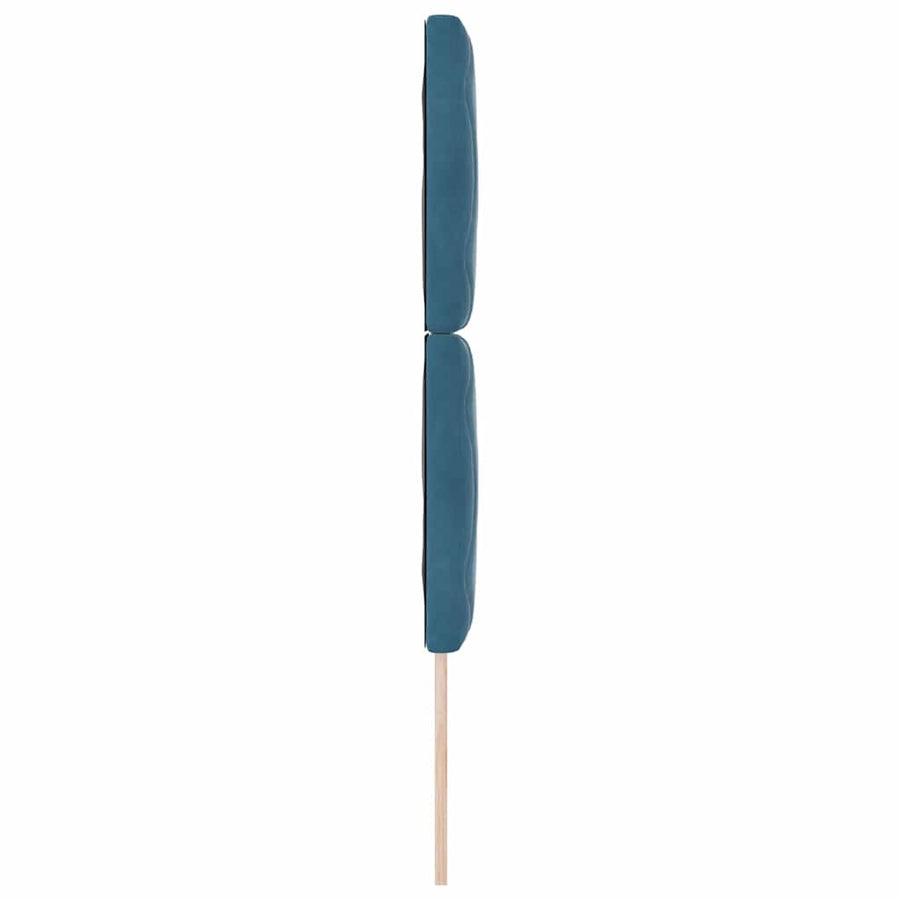 LED Hoofdbord Donkerblauw 80 cm Fluweel