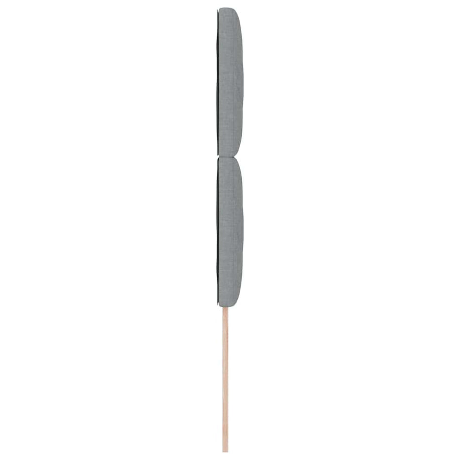 LED Hoofdbord Lichtgrijs 90 cm Stof