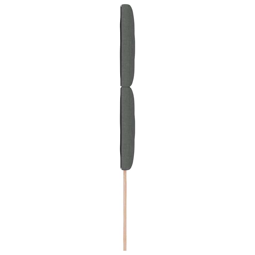 LED Hoofdbord Grijs 90 cm Stof