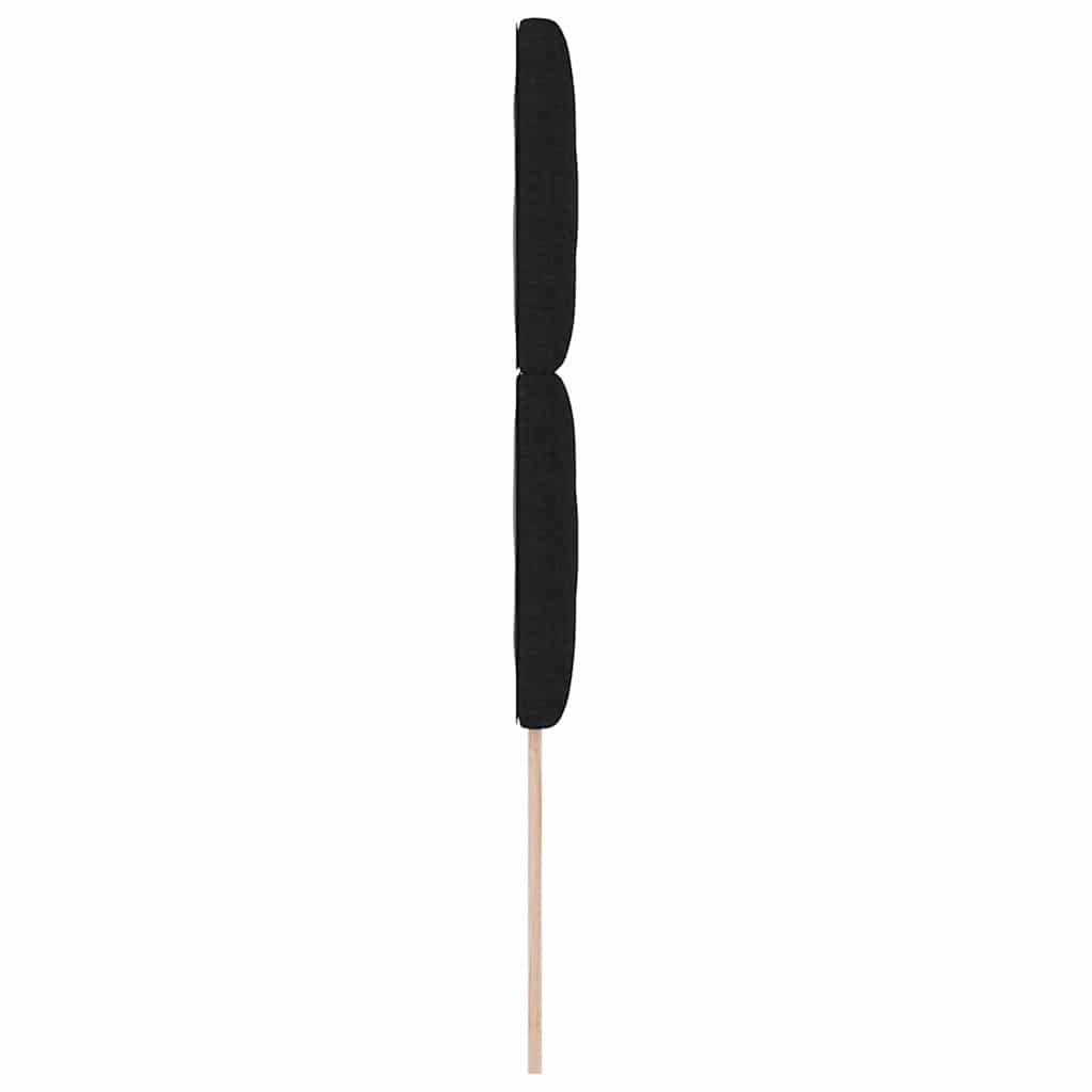 LED Hoofdbord Zwart 90 cm Stof