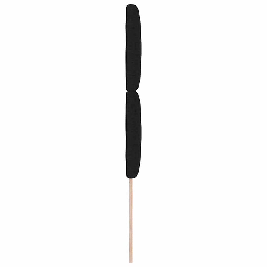 LED Hoofdbord Zwart 90 cm Stof
