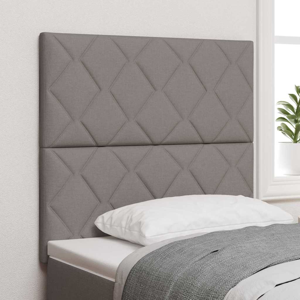 LED Hoofdbord Taupe Stof