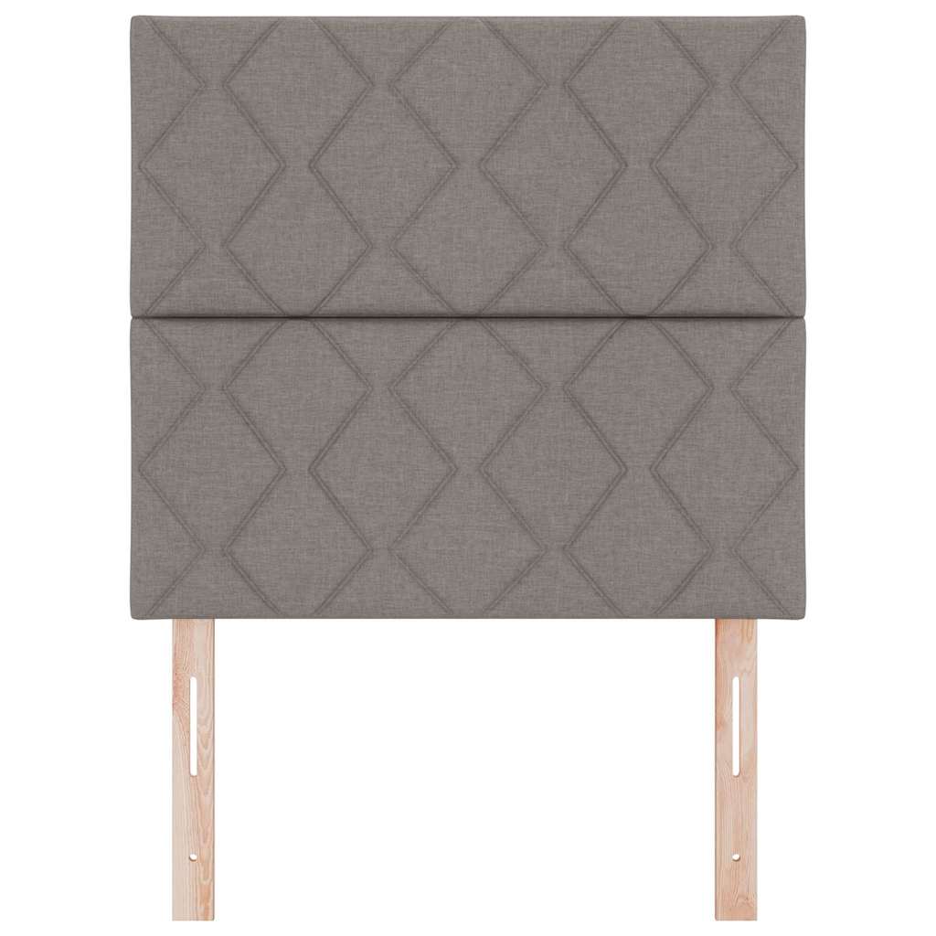 LED Hoofdbord Taupe Stof