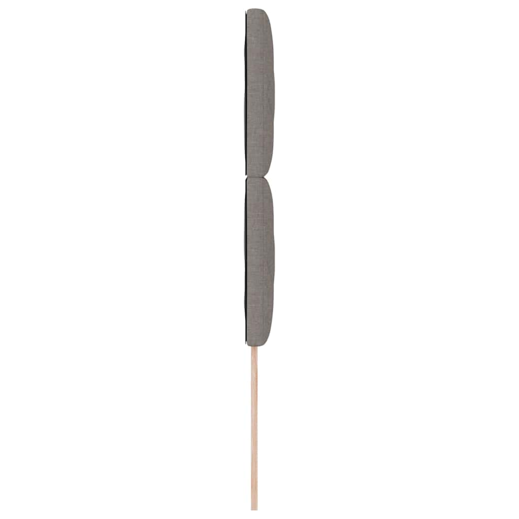 LED Hoofdbord Taupe Stof