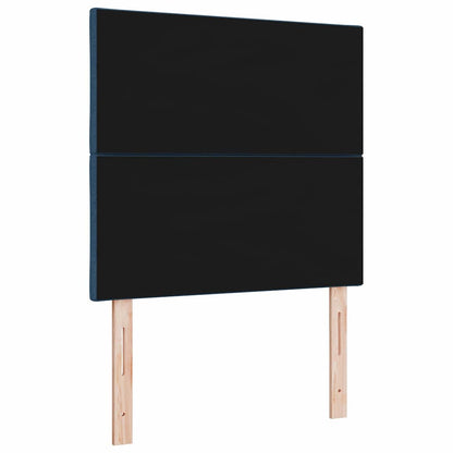 LED Hoofdbord Blauw 90 cm Stof