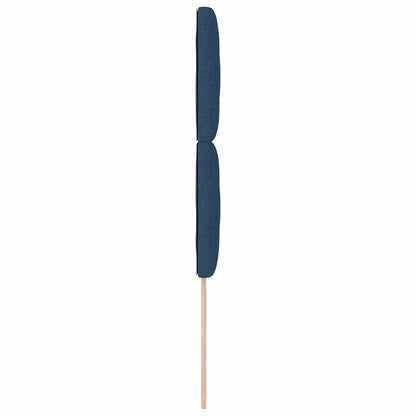 LED Hoofdbord Blauw 90 cm Stof