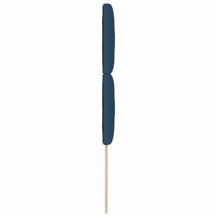 LED Hoofdbord Blauw 90 cm Stof