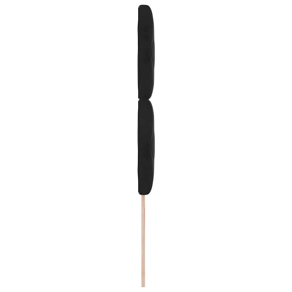 LED Hoofdbord Zwart 90 cm Fluweel