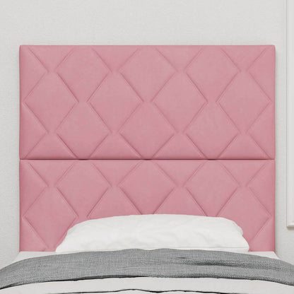 LED Hoofdbord Roze 100 cm Fluweel