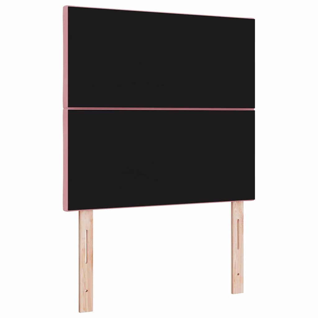 LED Hoofdbord Roze 100 cm Fluweel