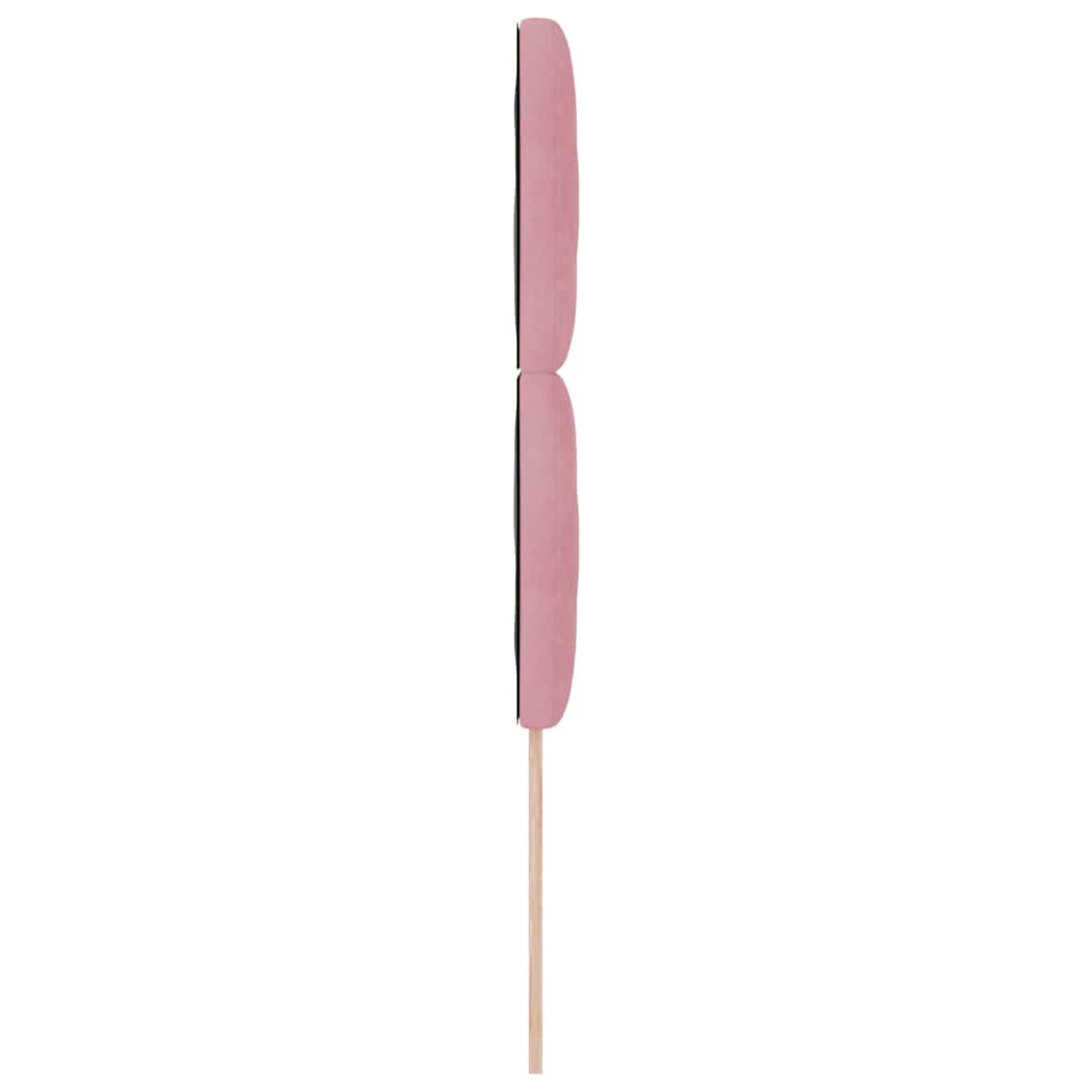 LED Hoofdbord Roze 100 cm Fluweel