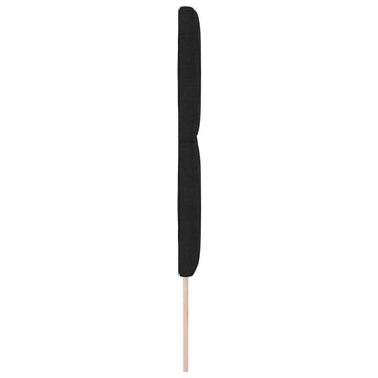 LED Hoofdbord Zwart 144 cm Stof