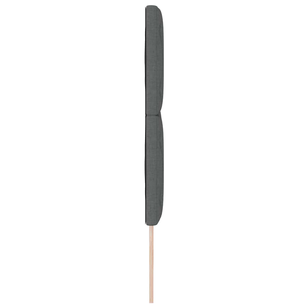 LED Hoofdbord Grijs 160 cm Stof