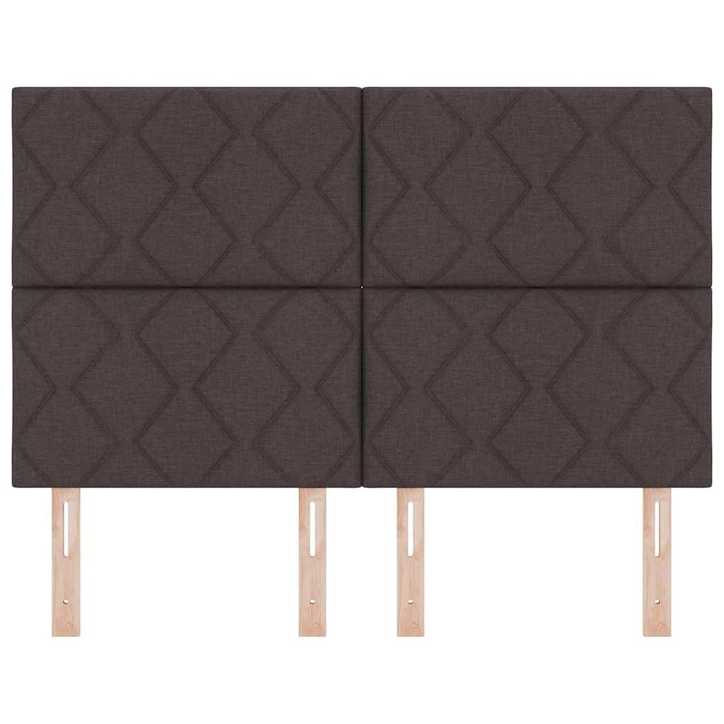 LED Hoofdbord Bruin 160 cm Stof