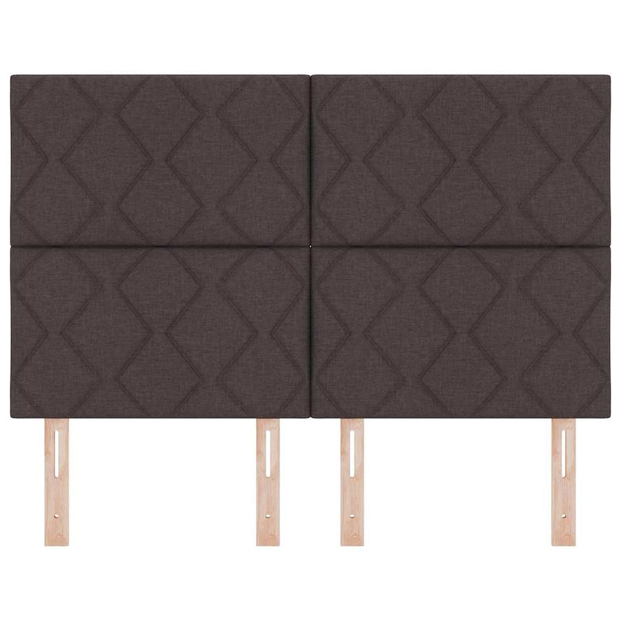 LED Hoofdbord Bruin 160 cm Stof