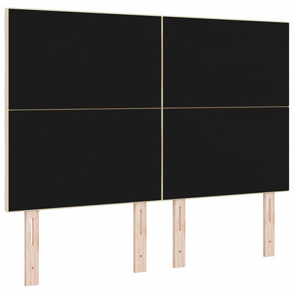 LED Hoofdbord Crème 160 cm Stof