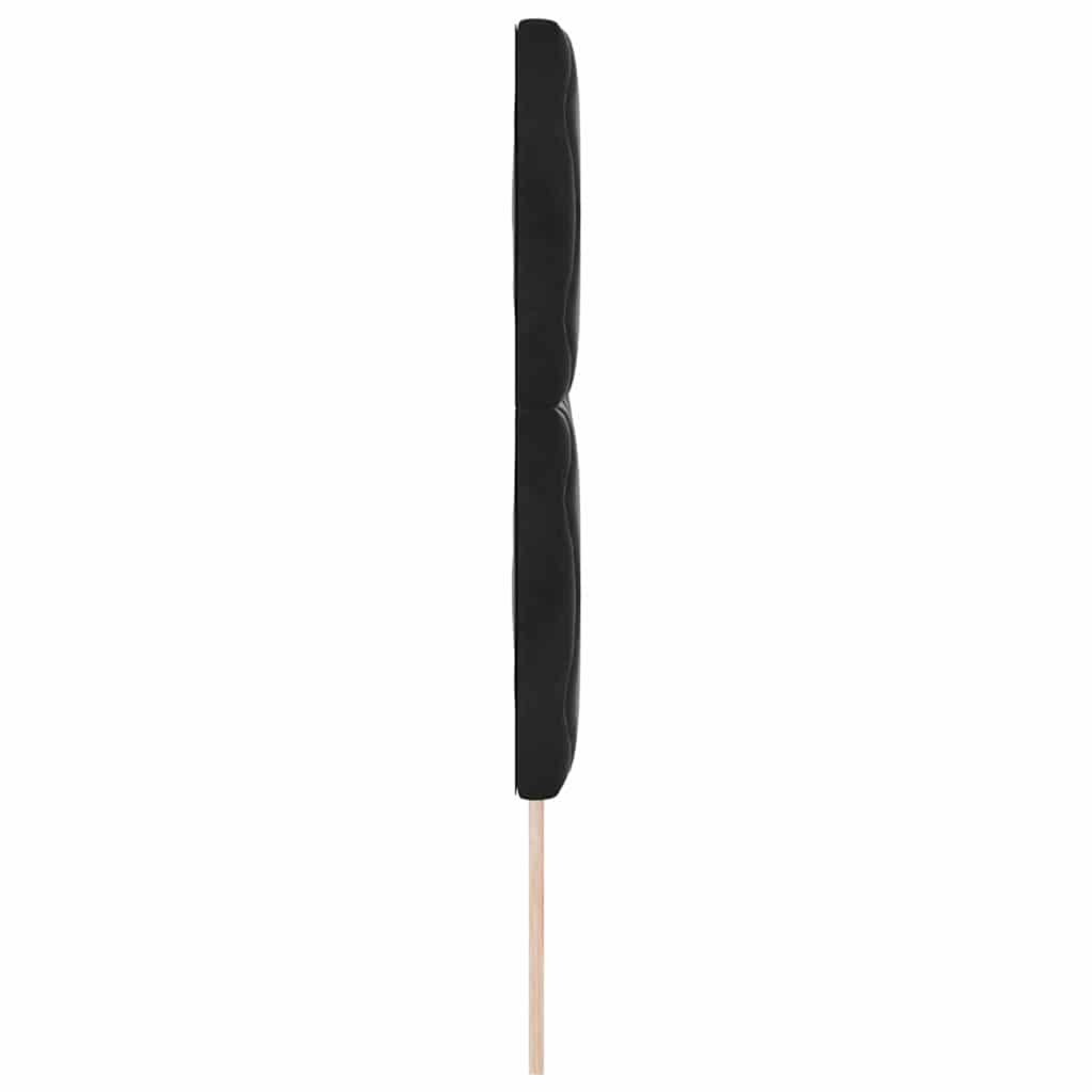 LED Hoofdbord Zwart 160 cm Fluweel