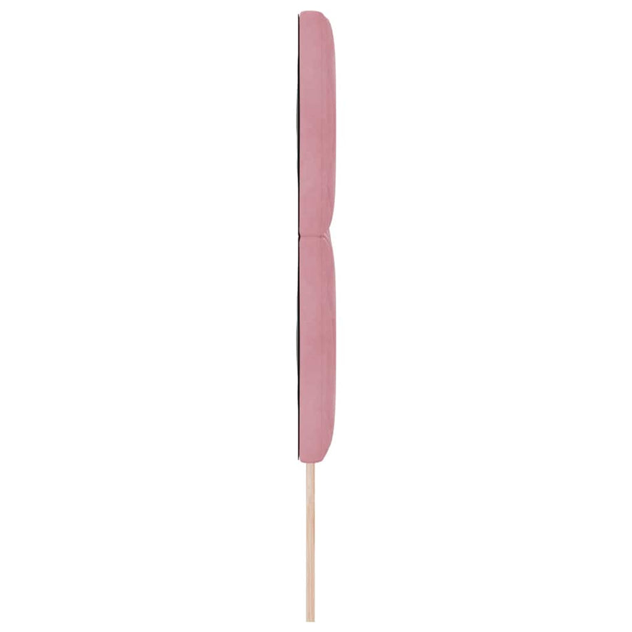 LED Hoofdbord Roze 160 cm Fluweel