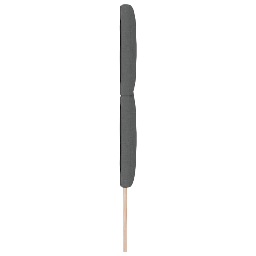 LED Hoofdbord Grijs 180 cm Stof