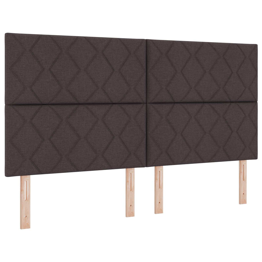 LED Hoofdbord Bruin 180 cm Stof