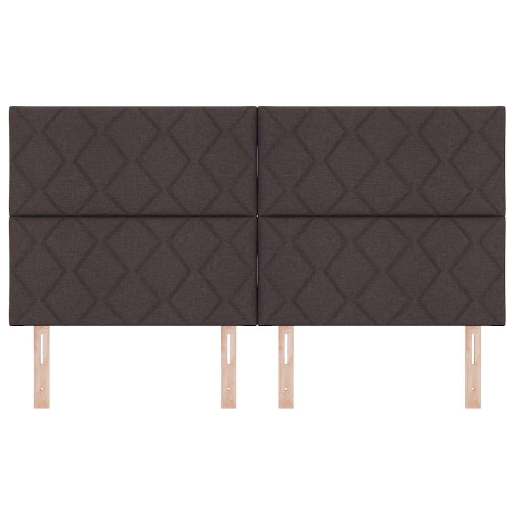 LED Hoofdbord Bruin 180 cm Stof
