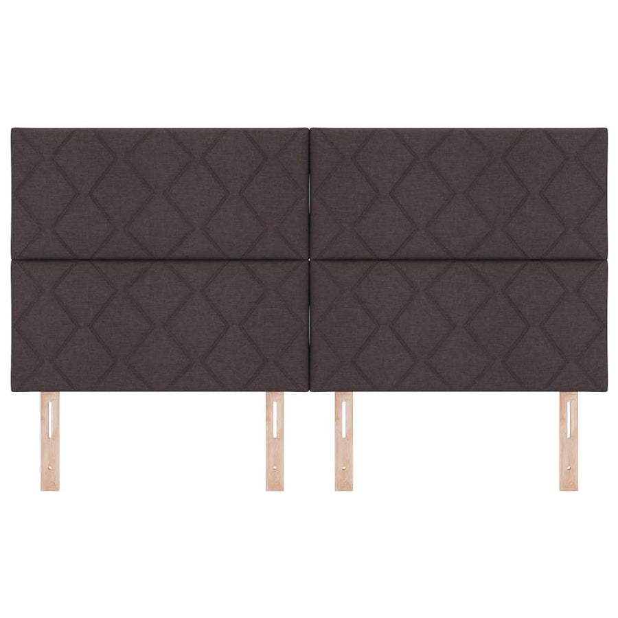 LED Hoofdbord Bruin 180 cm Stof
