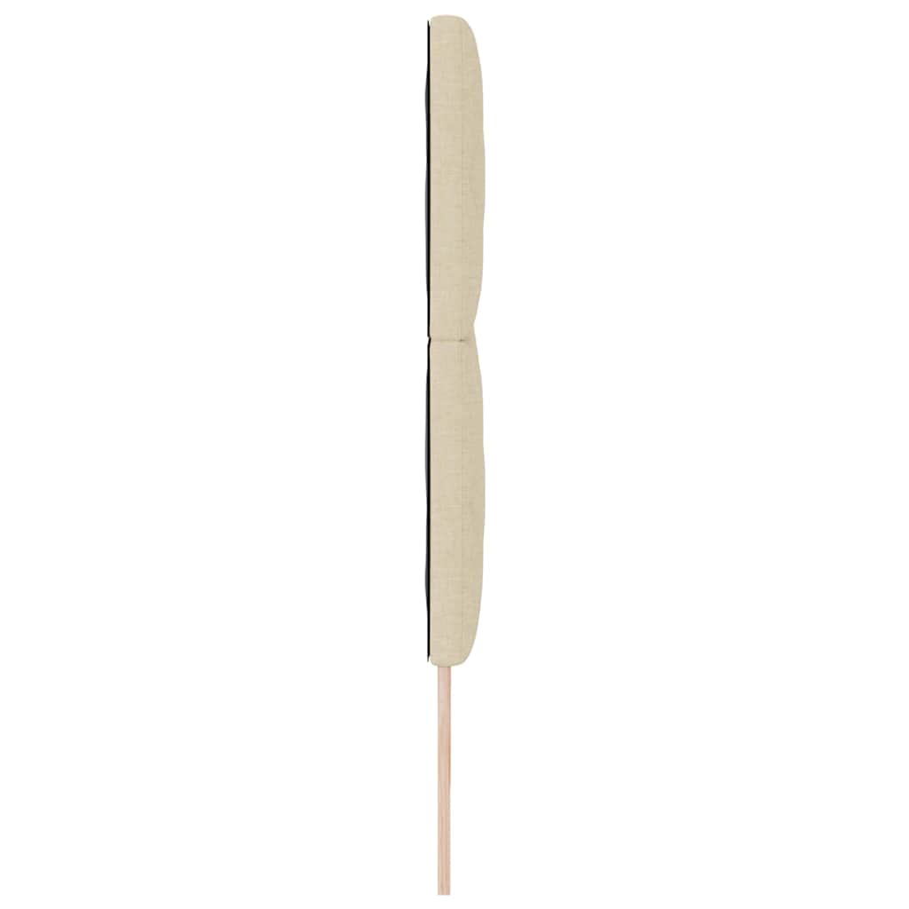 LED Hoofdbord Crème 180 cm Stof