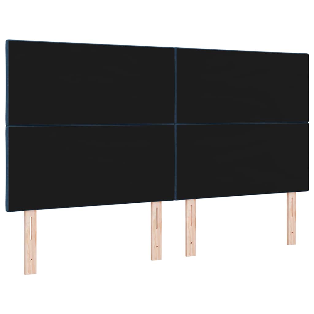 LED Hoofdbord Lichtgrijs 180 cm Stof