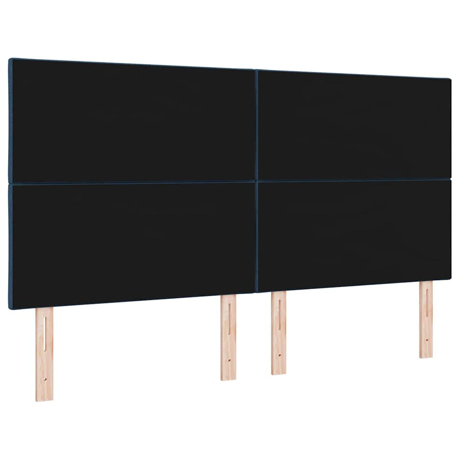 LED Hoofdbord Lichtgrijs 180 cm Stof