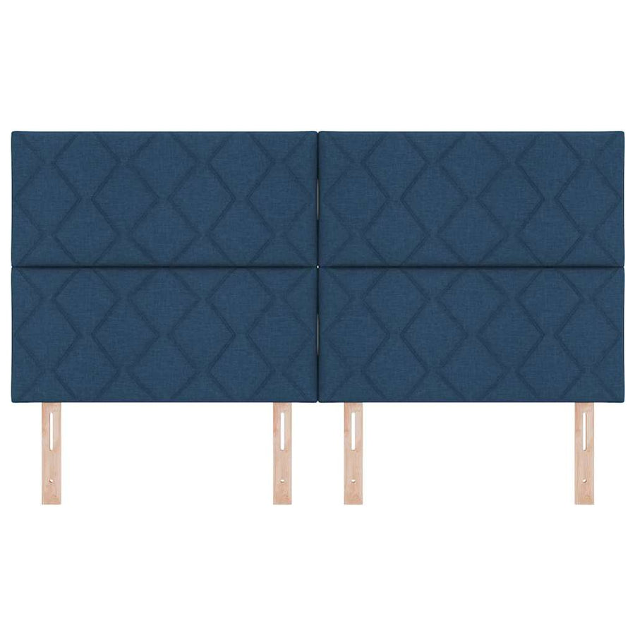 LED Hoofdbord Lichtgrijs 180 cm Stof
