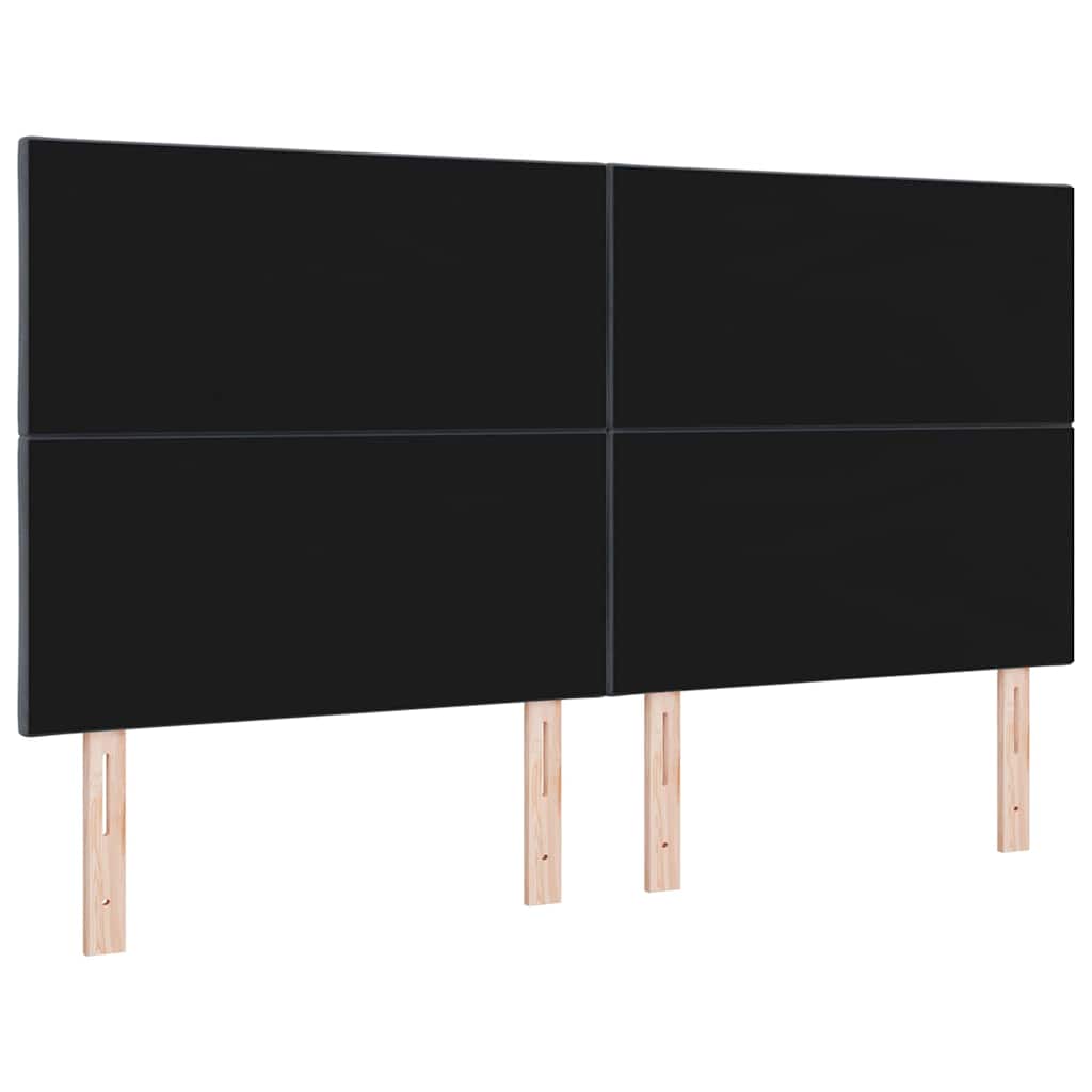 LED Hoofdbord Donkergrijs 180 cm Fluweel