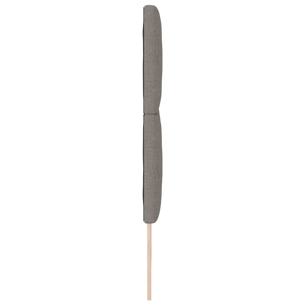 LED Hoofdbord Taupe Stof