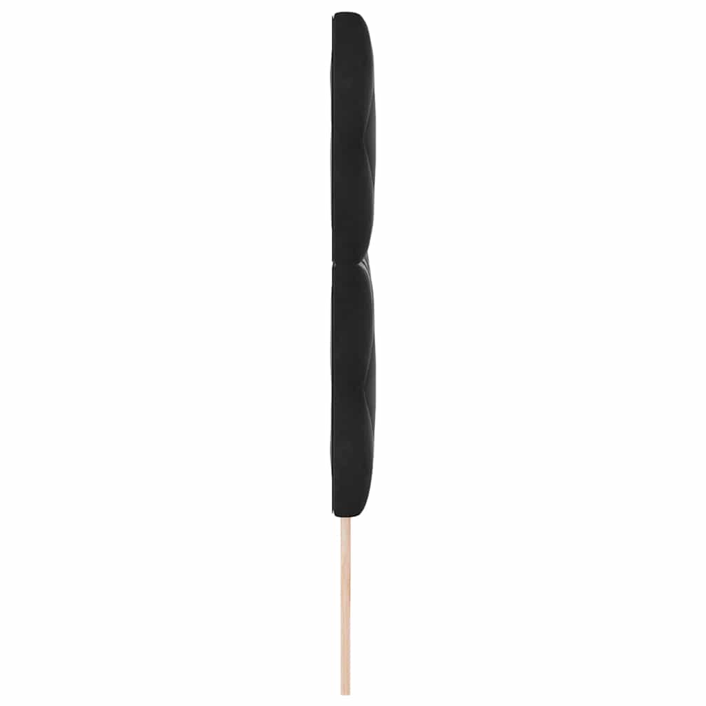 LED Hoofdbord Zwart 200 cm Fluweel