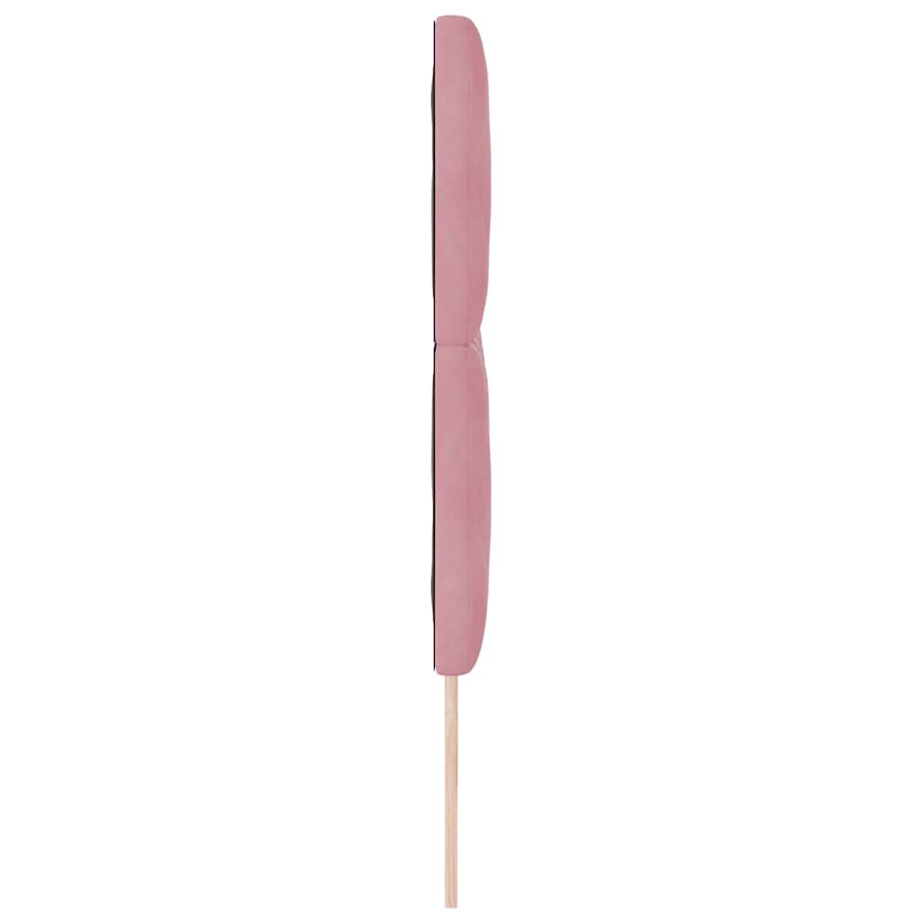 LED Hoofdbord Roze 200 cm Fluweel